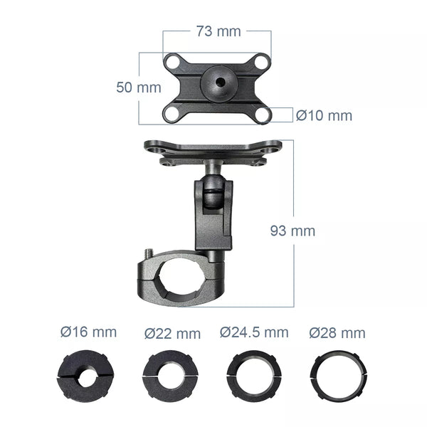 Duurzame Metalen Houder voor Motor CarPlay Beugel