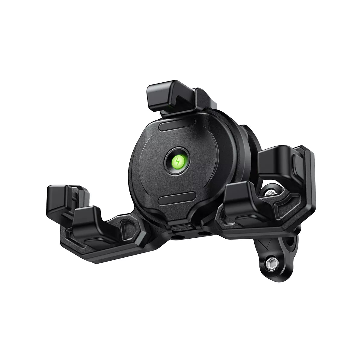 Motor Telefoonhouder met Draadloze Oplader (15W Qi) & USB-C – Anti-Diefstal