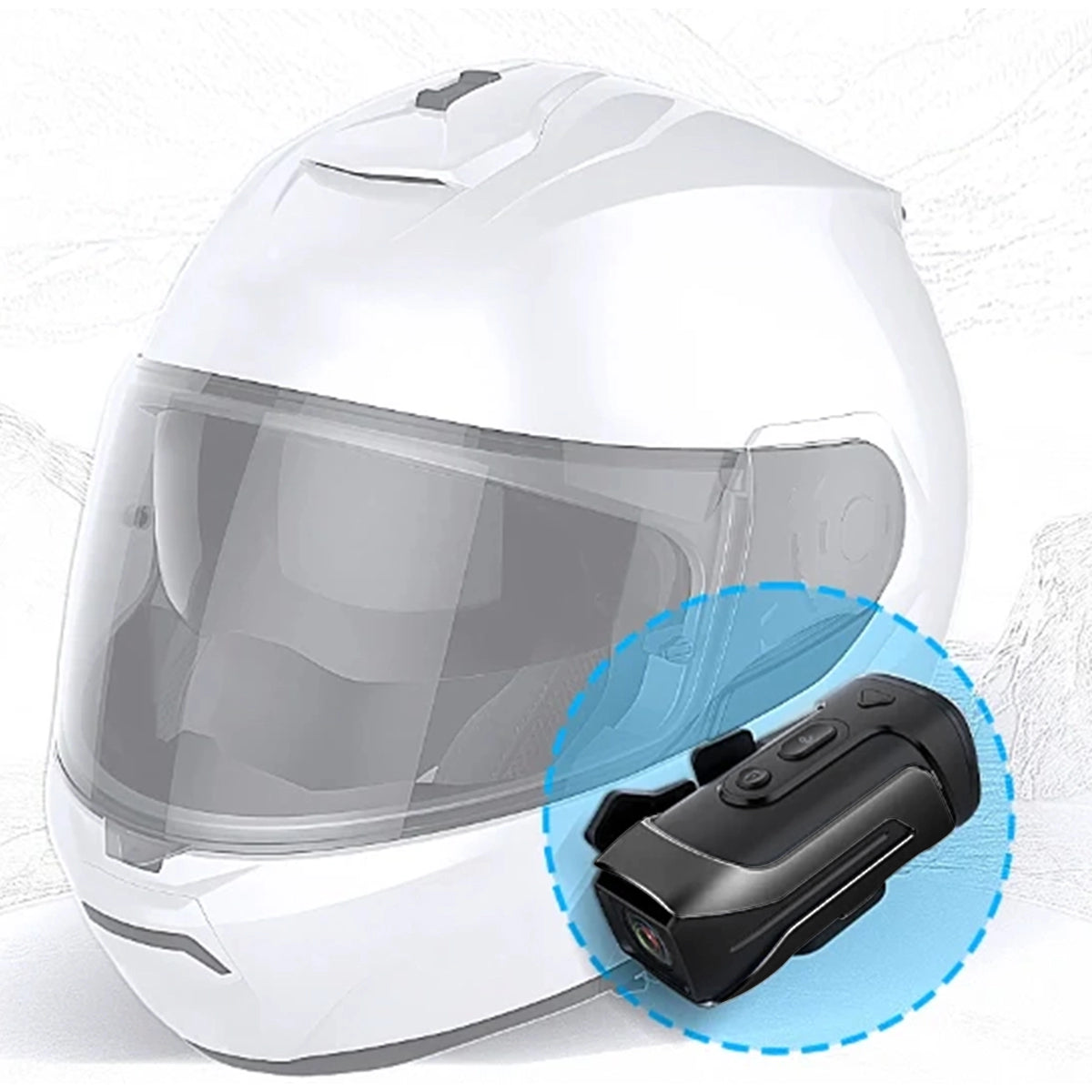 R2 – Draadloze 4K Motor Dashcam (Sony IMX415) met 5 Uur Accu & EIS Stabilisatie