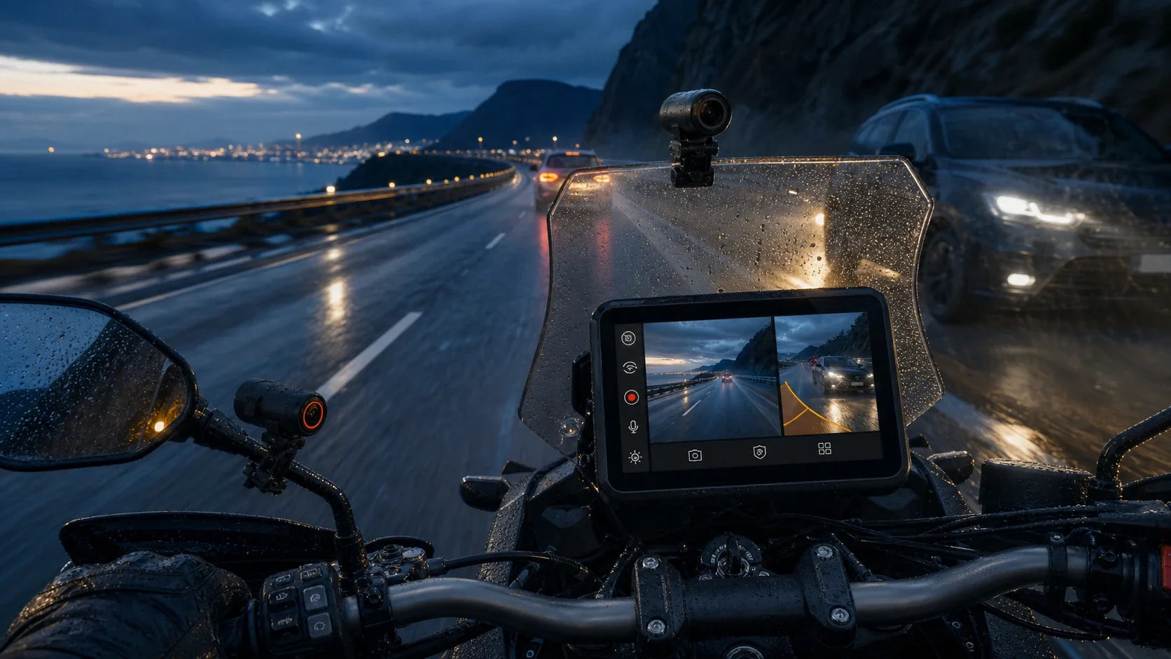 Een dashcam gebruiken op een motor: lees dit eerst!