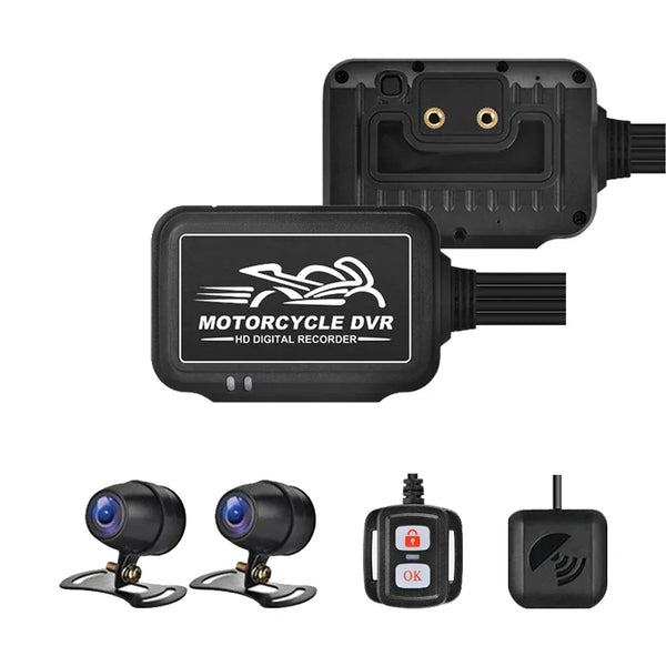 C4: Compacte Dual 1080P Motor Dashcam (Met GPS & Wi-Fi)