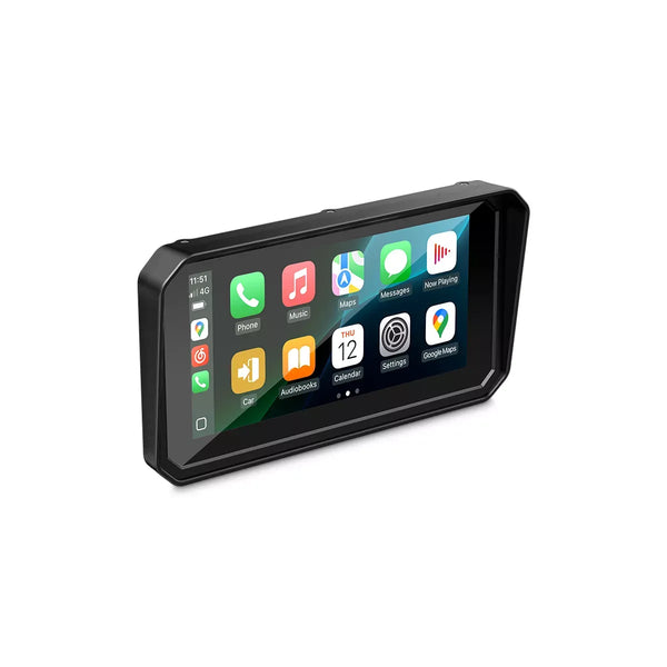 U6/U7 – Android 14 Motor Navigatie (6"/7") met Dual Dashcam + TPMS | IP67