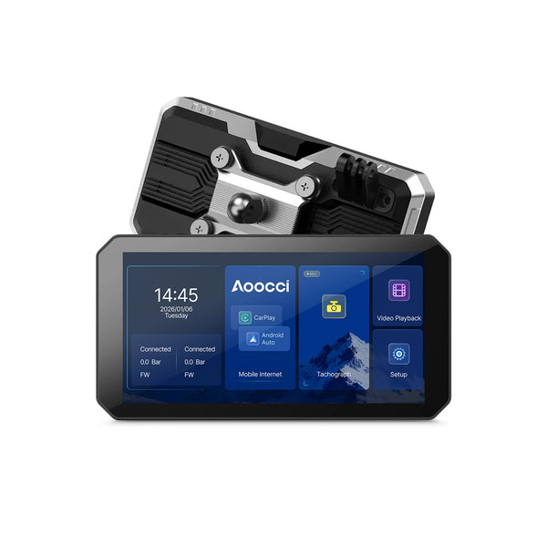 C9 Pro / Max: 2-in-1 Wireless CarPlay & Dual 1080P Dashcam + TPMS